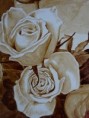 コーヒー画　白い薔薇はお好き？Ⅱ